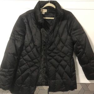 Black Quilted Coat